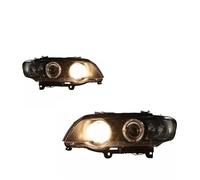 Faro Anteriore Auto Per BMW Per X5 E53 1998-2003 Stile LED Faro Di Montaggio Lente Del Proiettore Kit Di Accessori Per Auto Fari Gruppo Ottico Anteriore(High beam halogen)