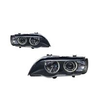 Faro Anteriore Auto Per BMW Per X5 E53 1998-2003 Stile LED Faro Di Montaggio Lente Del Proiettore Kit Di Accessori Per Auto Fari Gruppo Ottico Anteriore(High beam led)