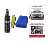 Faro Anteriore Auto Riparazione Invecchiamento Blurring Lucido Liquido Fluido