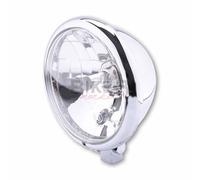 Faro anteriore Bates 5.75" cromato - lente chiara