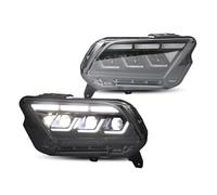 Faro Anteriore Compatibile Con Ford Per Mustang 2010 2011 2012 2013 2014 Avvia Per L'animazione DRL Assemblaggio Fari Anteriori Auto Guida A Sinistra 2 Pezzi