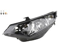 Faro Anteriore Compatibile Con Honda Civic 02/2012 -12/14 Sinistro Con Lampadina