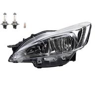 Faro Fronte Adatto A per Peugeot 508 11/2010 -08/14 Sinistra Con Lampadine