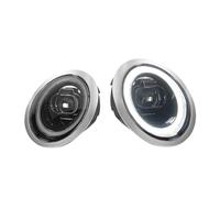 Faro anteriore completo Per BMW Per Mini Per Cooper R50 R52 R53 2001-2007 Gruppo Faro A LED Coppia Luce Anteriore DRL Ambra Indicatori Direzione Auto Faros per guida a sinistra(2pcs Chrome)