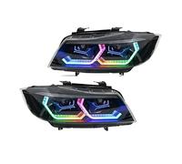 Faro anteriore completo Per BMW Serie 3 2005-2012 Lampada Frontale Per Auto E90 RGB Faro LED Proiettore Luci Luce Marcia Diurna Accessori Faros Anteriores Completos Sinistro/Destro(Is Halogen)