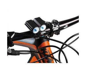 Faro anteriore della bici 2000 Lumen su manubrio o casco