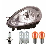 Faro Anteriore Destro Alogeno H4 Per Fiat Punto Evo Inclusi Lampadine