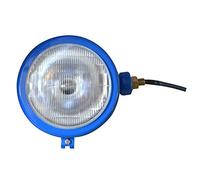 Faro anteriore destro blu da 7 pollici adatto per Ford 2000 3000 4000 5000 | Fiat 605 Landini 6005 Antonio Carraro 5600 Tractor - Faro anteriore vintage da 12 V con lente in vetro