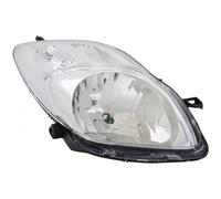 Faro anteriore destro h4 lente chiara per toyota yaris 2009 al 2011 valeo
