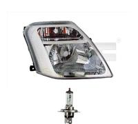 Faro Anteriore Destro H4 Per Citroën C2 JM_ Inclusi Lampadine Osram