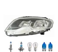 Faro Anteriore Destro Inclusi Lampadine OSRAM H7 H1 Per Peugeot 301