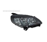 Faro anteriore destro per fiat doblo 2015 in poi cornice superiore nera