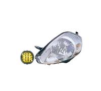 Faro anteriore destro per grande punto 2005-2008 parabola cromata conn giallo