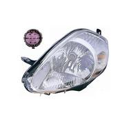 Faro anteriore destro per grande punto 2008- parabola cromata connettore rosa