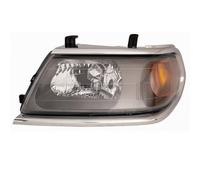 Faro anteriore destro per mitsubishi pajero sport 1999 in poi cornice cromata