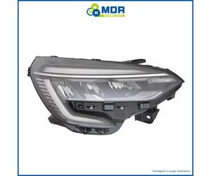 FARO ANTERIORE DESTRO PER RENAULT CLIO 2019 LED LAT. RIGATO NERO OPACO