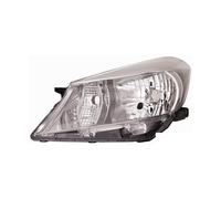 Faro anteriore destro per toyota yaris 2011 al 2014 cromato bordo grigio