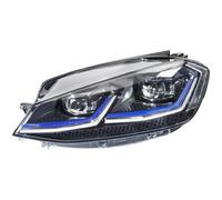 Faro anteriore destro per vw golf 7 2017 in poi full led fbl cornice drl blu