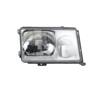 Faro Anteriore DTV H4/H3 Destra Mercedes Benz W124 09/89-06/1993 Alogeno Argento