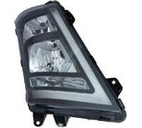 FARO PER VOLVO FH13 FH16 13> ELETTRICO PARABOLA NERA CON LED DESTRO