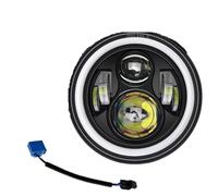 Faro Anteriore Fari A LED Da 7 Pollici Per Hummer H1 H2 Off Road Faretti A LED Faro Da 7 Pollici Angel Eyes DRL Lampada Da Corsa H4 H13 Fari Auto(1 Piece-with wire)