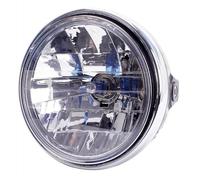 Faro Anteriore Faro Anteriore A LED Rotondo Per Moto Da 7" 35W 12V H4 Lente Trasparente Lampada Frontale Da 7,8" Per SUZUKI Accessori per moto(1 piece Black)