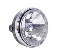 Faro Anteriore Faro Anteriore A LED Rotondo Per Moto Da 7" 35W 12V H4 Lente Trasparente Lampada Frontale Da 7,8" Per SUZUKI Accessori per moto(1 piece Silvery)