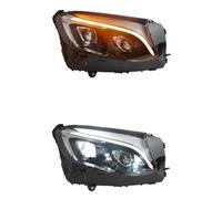 Faro anteriore Gruppo Compatibile Con Benz Per GLC X253 2016 2017 2018 2019 Gruppo Ottico Anteriore Modificato Luce Di Marcia Diurna Lente Indicatore Direzione Una Coppia Adatto