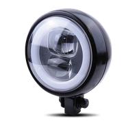 Highsider Faro anteriore LED FLAT TYP 9 – anello di luce di parcheggio, montaggio inferiore, nero