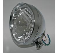 HIGHSIDER smart 6 1/2 pollici faro cruiser cromato con paralume, omologato E (1 pz)