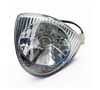 Faro Anteriore IMAWUHM Per PIAGGIO Per Liberty 125 50 2007-2015, Ottiche a Largo Raggio e Dissipazione del Calore, 55W, Nero con Interni Cromati Riflettenti, Plastica ABS