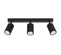 FARO ANTERIORE IN CARBONIO 3 GU10 NERO ALU SOLLUX SL.1581