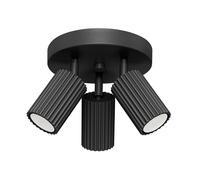 FARO ANTERIORE IN CARBONIO 3 GU10 NERO ALU SOLLUX SL.1582
