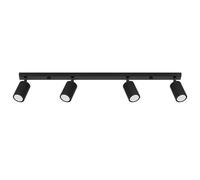 FARO ANTERIORE IN CARBONIO 4 GU10 NERO ALU SOLLUX SL.1584