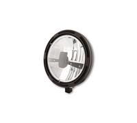 HIGHSIDER 7 pollici LED faro principale FRAME-R1 tipo 3, nero, montaggio inferiore, nero