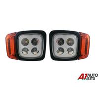 Faro Anteriore LED Per Trattore JCB Fastrac Vibromax VM 12V 24V 1000lm