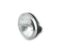 HIGHSIDER smart Faro LTD da 7 pollici H4 Inserto H4 nero con vetro goffrato, omologato E (1 pz), nero