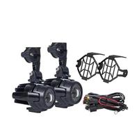 Faro Anteriore Moto Per BMW LC R1250GS Per Adventure R1250RT R1200RT R1250RS Per E9 Moto Faro Ausiliario A LED Protezione Fendinebbia Ribaltabile(A set)