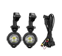 Faro Anteriore Moto Per BMW LC R1250GS Per Adventure R1250RT R1200RT R1250RS Per E9 Moto Faro Ausiliario A LED Protezione Fendinebbia Ribaltabile(Light and relay)
