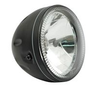 Faro anteriore moto skyline, faro da 5-3/4" montaggio laterale nero