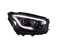 Faro anteriore per auto compatibile con Mercedes-Benz GLC 2020-2021 W253, lente proiettore faro, animazione DRL, accessori per auto