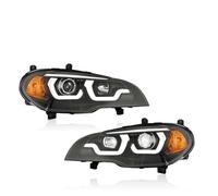 Faro Anteriore Per BMW Per X5 E70 2007-2013 Coppia Di LED Auto Gruppo Ottico Anteriore Modificato Tuning Luci Faro DRL Fari Plug And Play Gruppo Faro