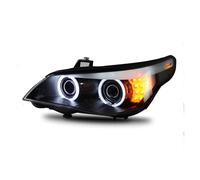 Faro Anteriore Per BMW Serie 5 E60 Fari 2003-2010 LED Testa Della Lampada Dell'occhio Angelo DRL Luce Anteriore Lente Bi-Xeno Xenon Car Styling(8000K White Blue,2003-2006)