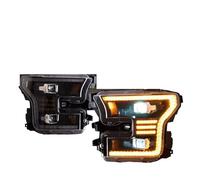 Faro anteriore Per Ford Per Raptor Per F150 2015-2017 LED Tuning Auto Parti Di Luce Testa Della Lampada Una Coppia 2x Auto Faro Di Montaggio Fari Anteriori Auto