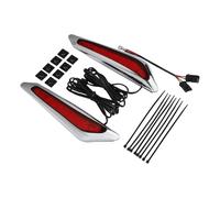 Faro Anteriore Per Goldwing GL1800 2018-2022 2023 2024 Luce LED Montata Sulla Forcella Del Freno Anteriore Per Motocicletta Rossa/trasparente(Rosso)