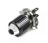 Faro anteriore per moto a LED H6 BA20D H4 con lente bicolore, abbagliante/anabbagliante, fendinebbia,