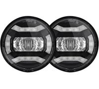 Faro Anteriore per Motocicletta per Electra Glide e Classic EFI FLHTCI dal 1999 al 2002 Fari Anteriori per Motocicletta da 7 Pollici Rotondi DRL Motore ausiliario Luci fendinebbia