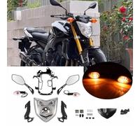 Faro Anteriore Per Yamaha FZ1 N FZ1N Set Luci Direzionali Supporto Specchio E