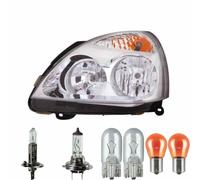 Faro Anteriore Sinistro Alogeno H1 Per Renault Clio II Inclusi Lampadine