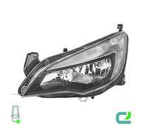 Faro Anteriore Sinistro Alogeno LED HELLA Per Opel Astra J (P10)